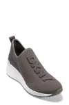 Dkny Keeva Knit Wedge Sneaker In Brown