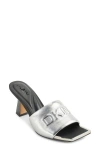 Dkny Keke Slide Sandal In Silver
