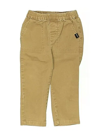 Pre-owned Dkny Kids' Khaki Pant In Brown