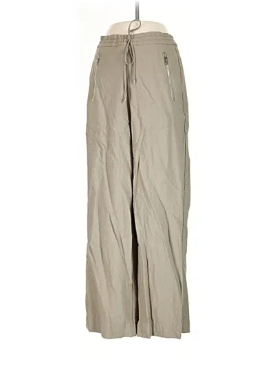 Pre-owned Dkny Khaki Pant In Tan