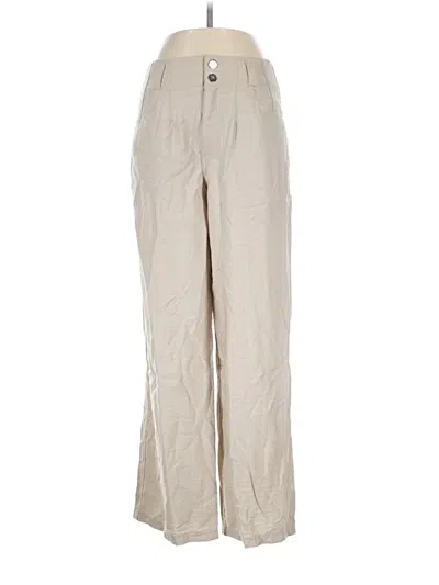 Pre-owned Dkny Khaki Pant In Tan