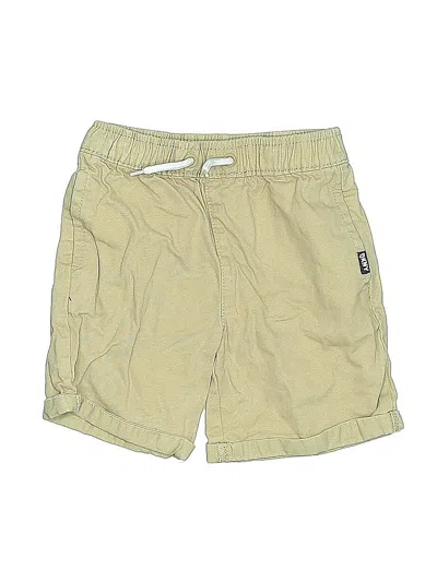 Pre-owned Dkny Kids' Khaki Shorts In Brown