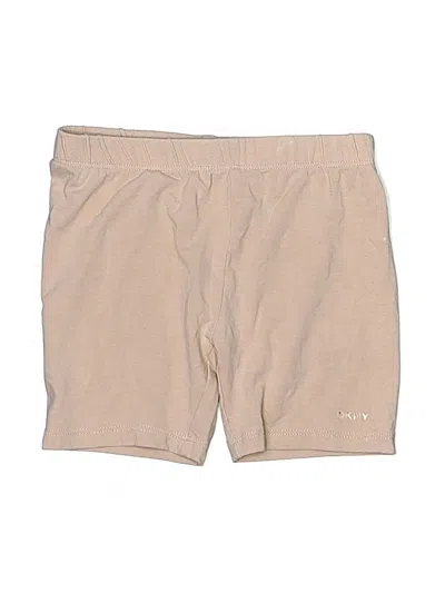 Pre-owned Dkny Kids' Khaki Shorts In Brown