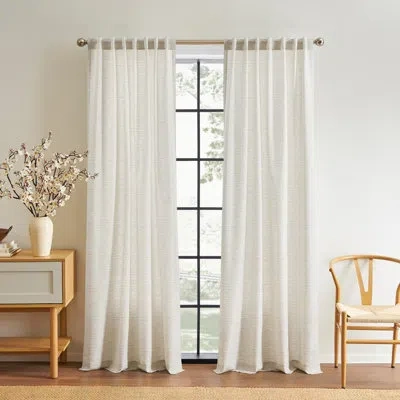 Dkny Khalipa 50 Curtain Panel Pair In Beige