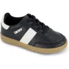 Dkny Kids' Dylan Damian Low Top Sneaker In Black