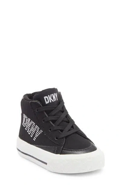 Dkny Kids' Hannah Melissa High Top Sneaker In Black