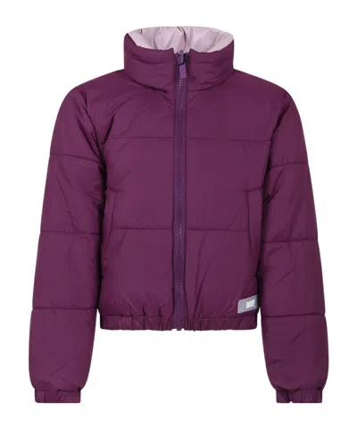 Dkny Kids Puffer Jacket In Purple