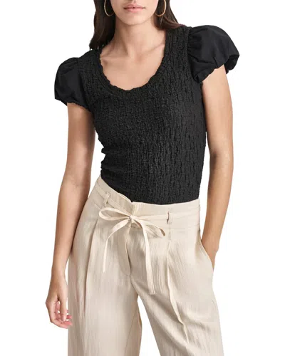 Dkny Knit Top In Black