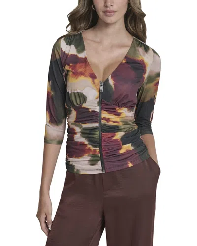 Dkny Knit Top In Transparent