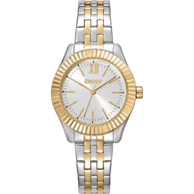 Dkny L 017-2 Bracelet Watch In Gold