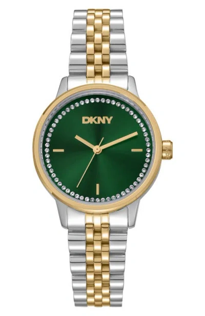 Dkny L 086 Bracelet Watch In Green