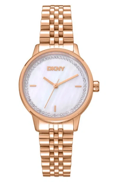 Dkny L 086 Bracelet Watch In Orange