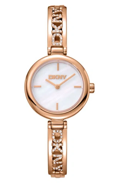 Dkny L 115-2 Bracelet Watch In Metallic