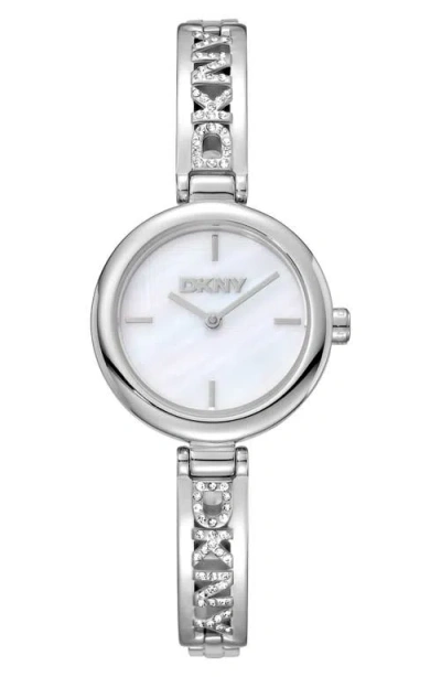 Dkny L 115-2 Bracelet Watch In Silver