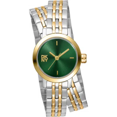 Dkny L 176 Bracelet Watch In Metallic