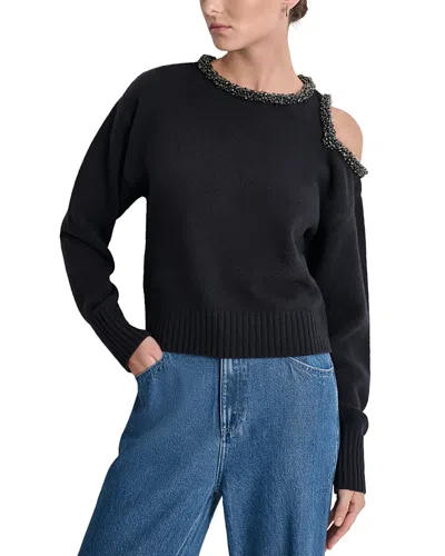 Dkny L S Cold Shldr Emp4h In Black