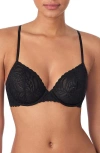 Dkny Lace Deco Underwire Bra In Black