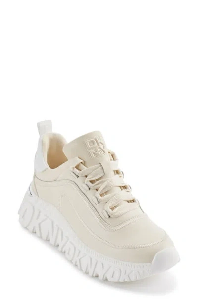 Dkny Lacombe Platform Sneaker In Bone