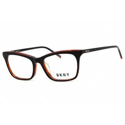 Dkny Ladies Black Rectangular Eyeglass Frames Dk5046