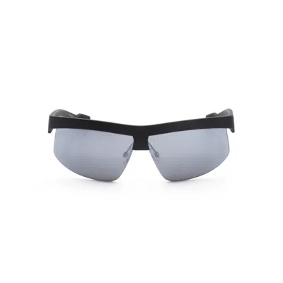 Dkny Ladies Black Shield Sunglasses Dk515s-2 In ["white"]