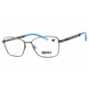 Dkny Ladies Grey Rectangular Eyeglass Frames Dk1035