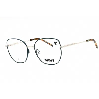 Dkny Ladies Silver Tone Cat Eye Eyeglass Frames Dk1034