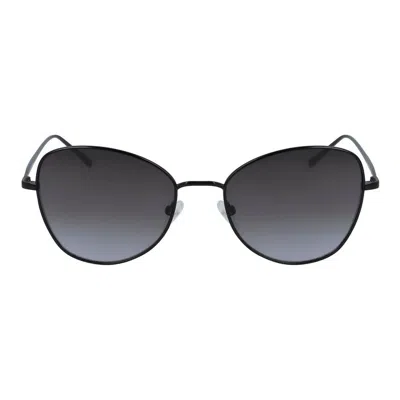 Dkny Ladies' Sunglasses  Dk104s-1  55 Mm Gbby2 In Black