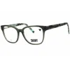 Dkny Ladies Transparent Rectangular Eyeglass Frames Dk5054 In Multi