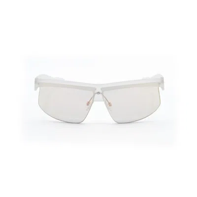 Dkny Ladies Transparent Shield Sunglasses Dk515s-1 In ["white"]