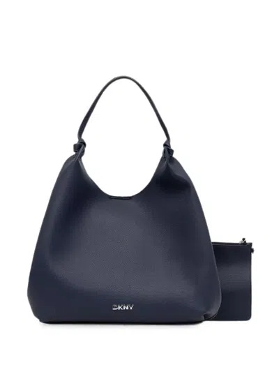 Dkny Large Paula Knotted-handle Tote Bag In Blue