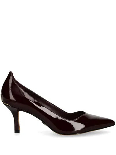 Dkny Leather Pumps In Red