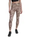 Dkny Leopard-print Leggings In Brown