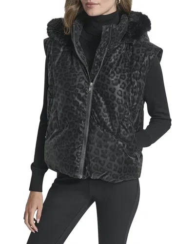 Dkny Leopard Tech Vest