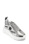 Dkny Lexie Platform Sneaker In Silver