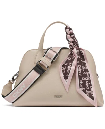 Dkny Lilah Small Satchel Crossbody Bag In Brown