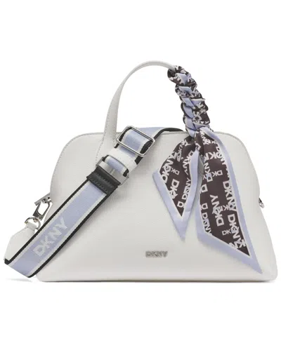 Dkny Lilah Small Satchel Crossbody Bag In White