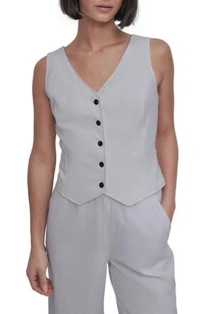 DKNY DKNY LINEN BLEND VEST