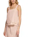 Dkny Linen Tank Top