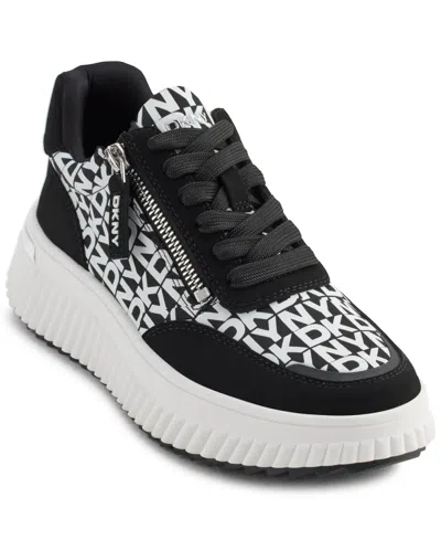 DKNY WOMEN'S LISSA LOGO PLATFORM SNEAKERS