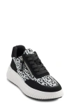 Dkny Lissa Platform Sneaker In Black/ White