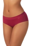 Dkny Litewear Active Comfort Hipster Panties In Garnet