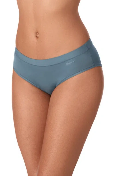 Dkny Litewear Active Comfort Hipster Panties In Gray