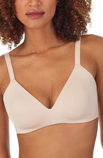 Dkny Litewear Active Comfort Sports Bra In Blush