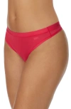 Dkny Litewear Active Comfort Thong In Viva Magenta