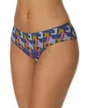 Dkny Litewear Cut Anywear Logo-printed Hipster Underwear Dk5028 In Striped Logo