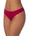 Dkny Litewear Cut Anywhere Hipster Panties In Garnet Print