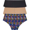 Dkny Litewear Cut Anywhere Assorted 3-pack Hipster Briefs In Black/glow/striped Logo