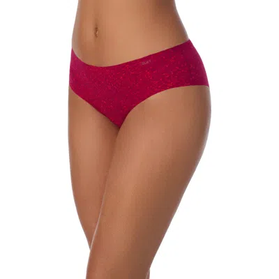 Dkny Litewear Cut Anywhere Hipster Panties In Garnet Stone Print