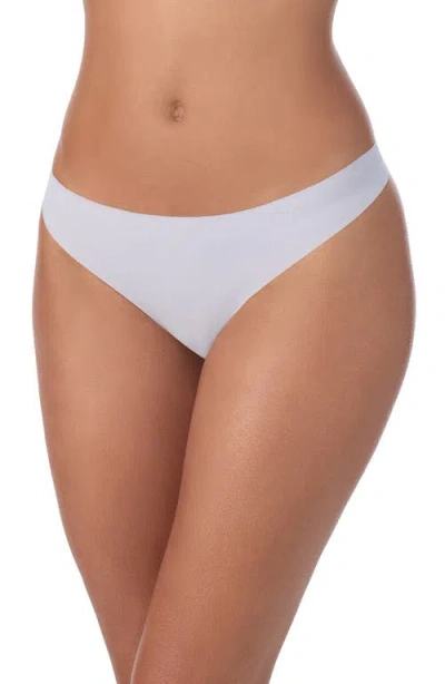 Dkny Litewear Cut Anywear Logo Thong Underwear-dk5026 In Purple