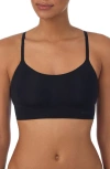 Dkny Litewear Seamless Bralette In Black